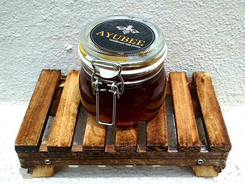 wildflower sidr honey individual jar